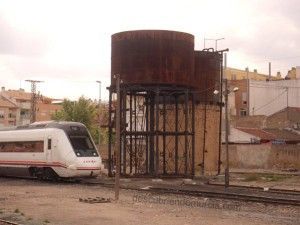 Estacion Tren Murcia depositos agua1 300x225 La Asociación Murciana de Amigos del Ferrocarril quiere un Museo Ferroviario para Murcia