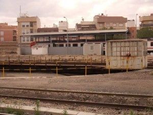 Estacion Tren Murcia puente giratorio1 300x225 La Asociación Murciana de Amigos del Ferrocarril quiere un Museo Ferroviario para Murcia