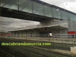 Estacion Provisional de tren Beniel 300x225 Una nueva estación de tren en Murcia, para que llegue el AVE