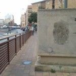 Desaparece un escudo del barrio San Pio X en Murcia escudo San Pio X Murcia