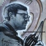 Un graffiti con el pintor Párraga por protagonista pintor Jose Maria Parraga Murcia