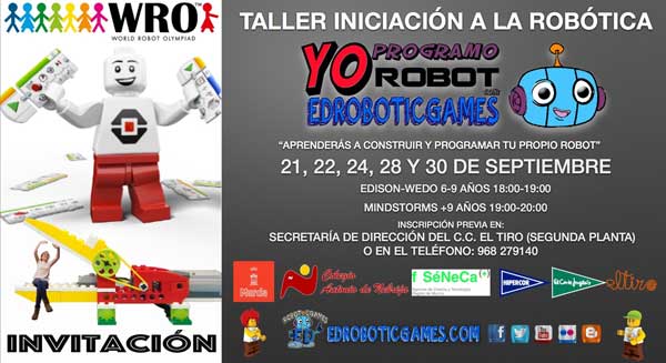 EdRoboticGames Murcia World Robot Olympiad WRO llega a la Región de Murcia