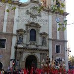 Cofradía de La Sangre, los Coloraos y San Vicente Ferrer Los Coloraos. Iglesia del Carmen. Año 2015