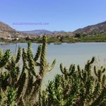 El «Ojo de Satanás», en el Valle de Ricote Pantano de Ojós en el Valle de Ricote