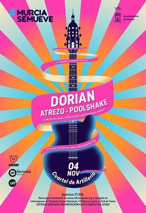  Murcia Se Mueve. La música de Dorian, Atrezo y Poolshake abren la V Edición